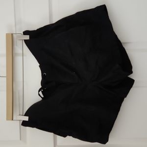 NWT black midrise shorts